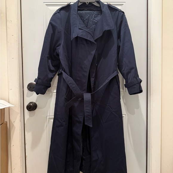 Jackets & Blazers - Navy Blue Trench Coat